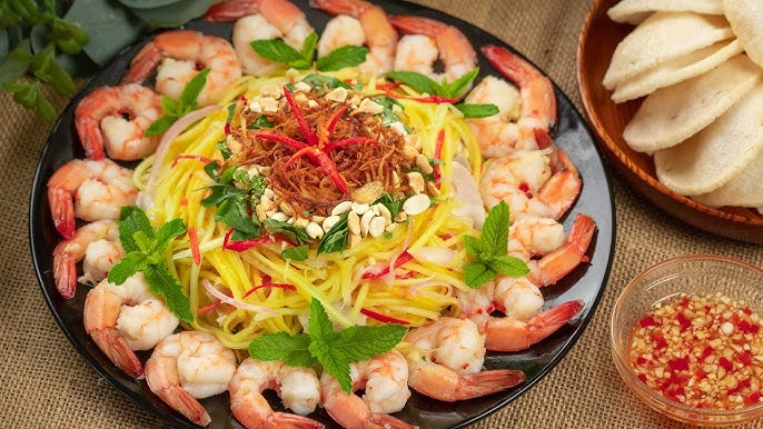 gỏi xoài hải sản
